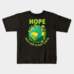 Healing Our Planet Earth Kids T-Shirt